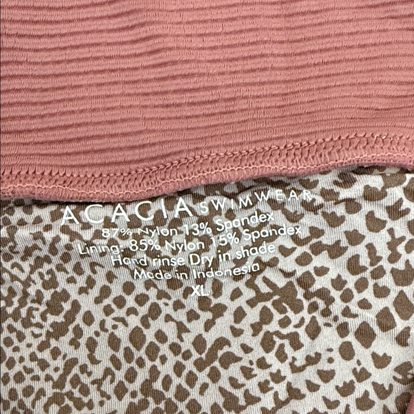 ACACIA Pink Ribbed Bikini Set - Picture 4 of 6